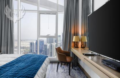 Apartment - Studio - 1 Bathroom for rent in Damac Maison Prive B - Damac Maison Prive - Business Bay - Dubai