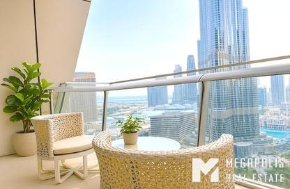 Apartment - 3 Bedrooms - 4 Bathrooms for rent in Burj Vista Tower 1 - Burj Vista - Downtown Dubai - Dubai