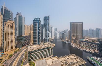 Apartment - 2 - 3 for rent in Marina Quays West - Marina Quays - Dubai Marina - Dubai