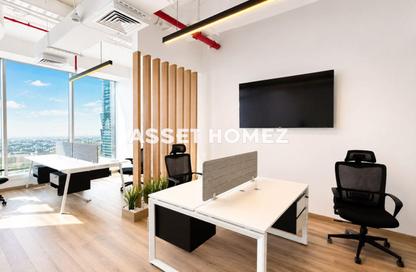 Office Space - Studio - 2 Bathrooms for rent in The Bay Gate - Business Bay - Dubai