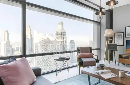 شقة - غرفة نوم - 2 حمامات للايجار في برج إندكس - مركز دبي المالي العالمي - دبي