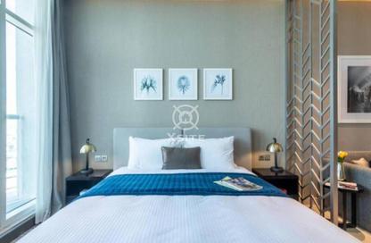 Apartment - Studio - 1 Bathroom for rent in Damac Maison Prive A - Damac Maison Prive - Business Bay - Dubai