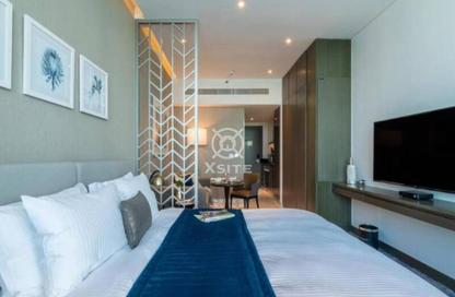 Apartment - Studio - 1 Bathroom for rent in Damac Maison Prive A - Damac Maison Prive - Business Bay - Dubai