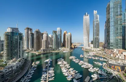 شقة - 5 غرف نوم - 5 حمامات للايجار في برج العنبر - ابراج مارينا - دبي مارينا - دبي