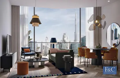 شقة - غرفة نوم - 1 حمام للبيع في بنينسولا ثري - بنينسولا - الخليج التجاري - دبي