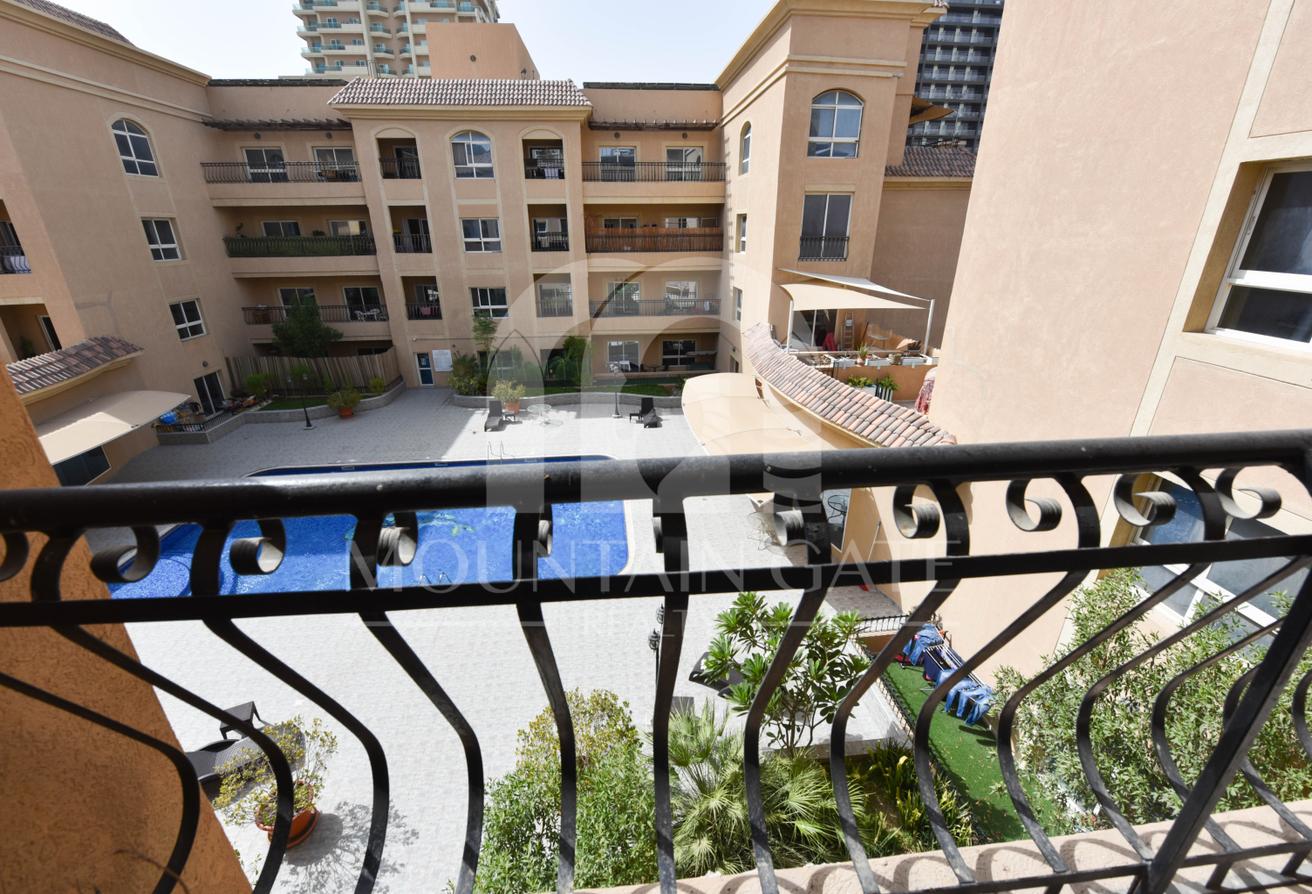 Fully Furnished Closed Kitchen Pool View in JVC photo 13