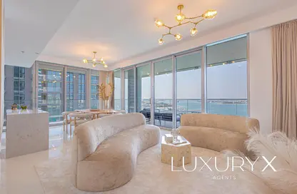 Apartment - 3 Bedrooms - 3 Bathrooms for sale in Beach Isle Tower 2 - Beach Isle - EMAAR Beachfront - Dubai Harbour - Dubai