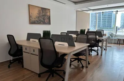 Office Space - Studio - 4 Bathrooms for rent in Tamani Art Tower - Business Bay - Dubai