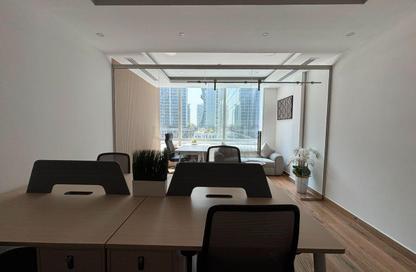 Office Space - Studio - 4 Bathrooms for rent in Tamani Art Tower - Business Bay - Dubai