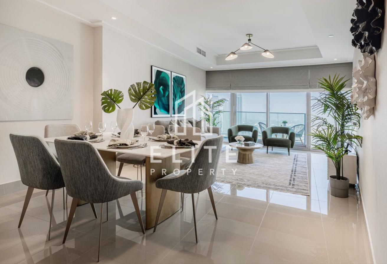 Furnished 3BR +Maid, High Floor, Burj Khalifa View photo 5