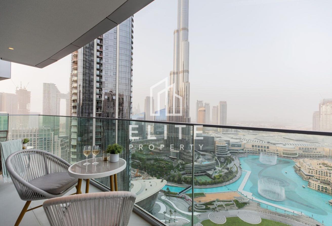 Furnished 3BR +Maid, High Floor, Burj Khalifa View photo 9