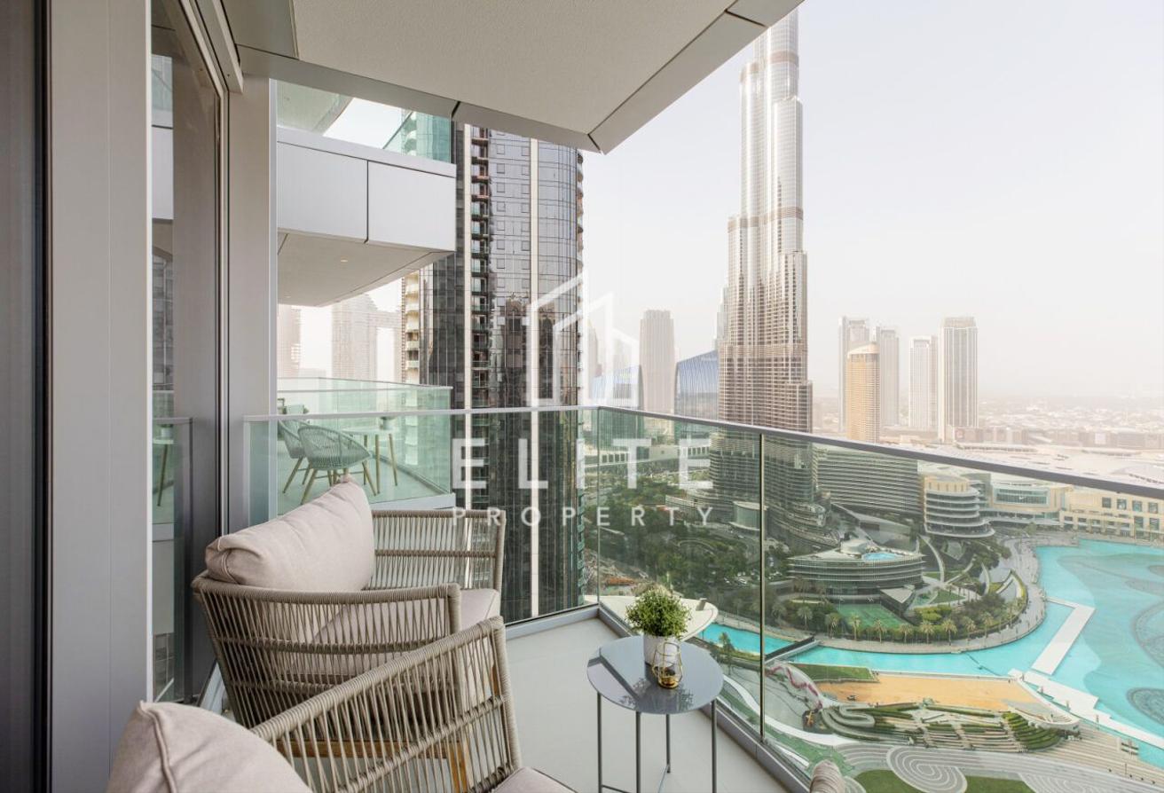 Furnished 3BR +Maid, High Floor, Burj Khalifa View photo 16