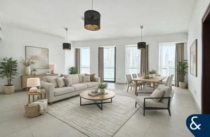 Apartment - 3 Bedrooms - 5 Bathrooms for sale in Burj Vista 1 - Burj Vista - Downtown Dubai - Dubai