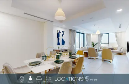 Apartment - 3 Bedrooms - 3 Bathrooms for rent in Janayen Avenue - Mirdif Hills - Mirdif - Dubai