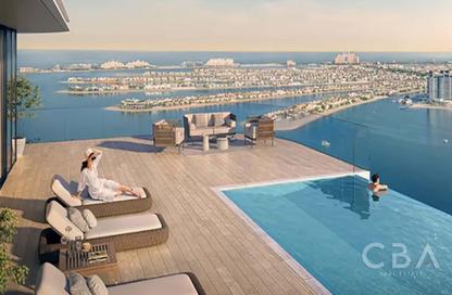 Apartment - 1 - 1 for sale in Seapoint Tower 2 - Seapoint - Emaar Beachfront - Dubai Harbour - Dubai