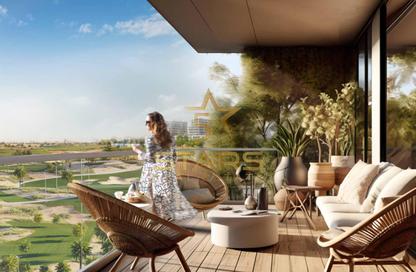Apartment - 1 - 2 for sale in Golf Greens 2 Tower B - Golf Greens 2 - Golf Greens - Damac Hills - Dubai