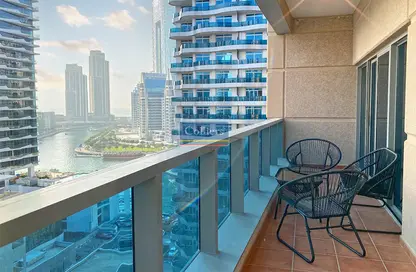 Apartment - 1 Bedroom - 2 Bathrooms for rent in Zumurud Tower - Dubai Marina - Dubai