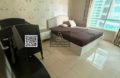 شقة - غرفة نوم - 2 حمامات للبيع في أورينت تاور 1 - أورينت تاور - البستان - عجمان