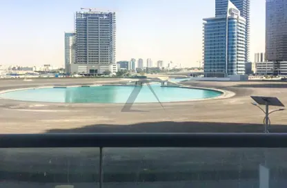 Apartment - 1 Bedroom - 2 Bathrooms for rent in Hub Canal 1 - Hub-Golf Towers - Dubai Sports City - Dubai