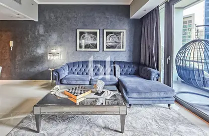 Apartment - 1 Bedroom - 2 Bathrooms for rent in Silverene Tower B - Silverene - Dubai Marina - Dubai