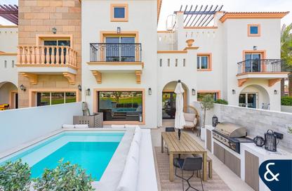 Townhouse - 3 - 4 for rent in Redwood Park - Jumeirah Golf Estates - Dubai