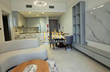 Apartment - 1 - 2 for rent in Amal Tower - Dubai Sports City - Dubai