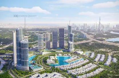 Apartment - 1 Bedroom - 1 Bathroom for sale in 340 Riverside Crescent - Sobha Hartland II - Bukadra - Dubai