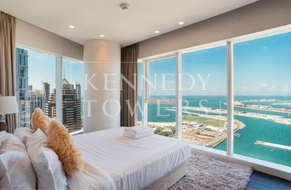 Apartment - 2 Bedrooms - 2 Bathrooms for rent in Damac Heights - Dubai Marina - Dubai