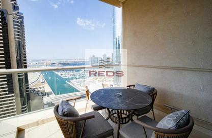 Apartment - 3 Bedrooms - 4 Bathrooms for rent in Iris Blue - Dubai Marina - Dubai