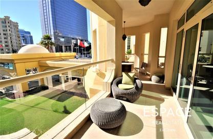 Apartment - 2 - 3 for rent in Al Das - Shoreline Apartments - Palm Jumeirah - Dubai