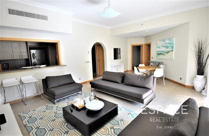 Apartment - 2 - 3 for rent in Al Das - Shoreline Apartments - Palm Jumeirah - Dubai