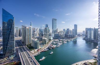 Apartment - 2 Bedrooms - 3 Bathrooms for rent in Marina Quays West - Marina Quays - Dubai Marina - Dubai