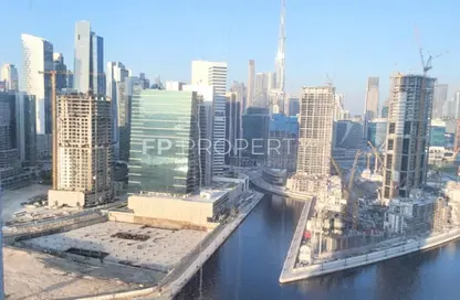 مكتب - 3 غرف نوم - 1 حمام للايجار في برج تشرشل للأعمال - أبراج تشرشل - الخليج التجاري - دبي