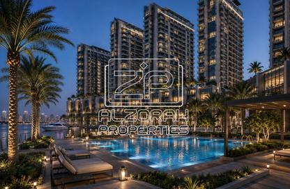 Apartment - 2 Bedrooms - 3 Bathrooms for sale in Ajman Creek Towers - Al Rashidiya 1 - Al Rashidiya - Ajman