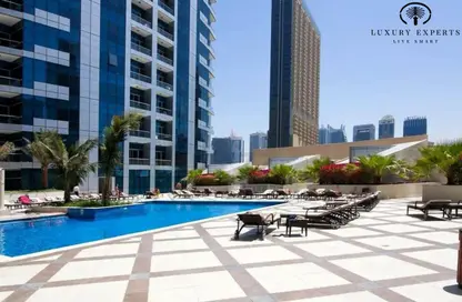 Apartment - 1 Bedroom - 2 Bathrooms for rent in Bay Central 2 - Dubai Marina - Dubai
