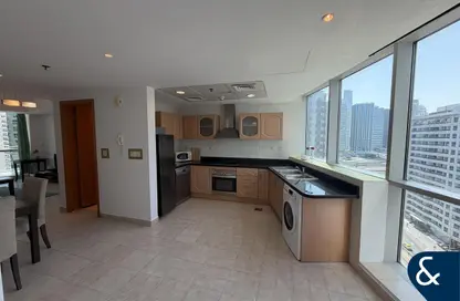 شقة - غرفة نوم - 2 حمامات للايجار في A - برج الأمواج - برج الأمواج - دبي مارينا - دبي