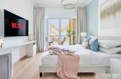 Apartment - 1 Bathroom for rent in Lake View Tower - JLT Cluster B - Jumeirah Lake Towers - Dubai
