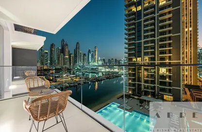 شقة - 2 غرف نوم - 2 حمامات للايجار في قصر الشاطئ - إعمار بيتشفرونت - دبي هاربور - دبي