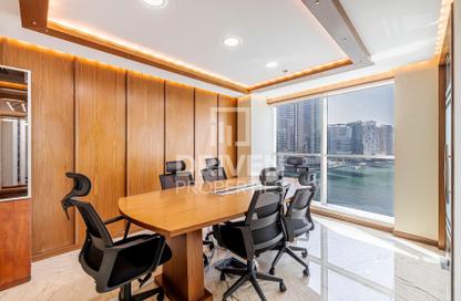 Office Space - Studio - 1 Bathroom for rent in Lake Central - Business Bay - Dubai