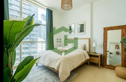 شقة - غرفة نوم - 2 حمامات للايجار في خليج اليخوت - دبي مارينا - دبي