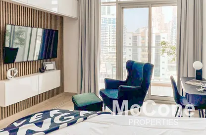 Apartment - Studio - 1 Bathroom for rent in Studio One - Dubai Marina - Dubai