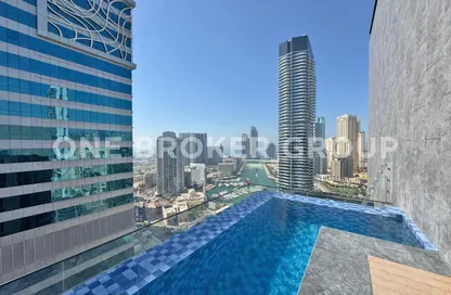 شقة - غرفة نوم - 2 حمامات للايجار في مارينا ليفنج - دبي مارينا - دبي