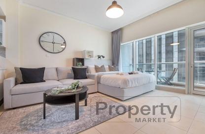 Apartment - Studio - 1 Bathroom for rent in Burj Al Nujoom - Downtown Dubai - Dubai
