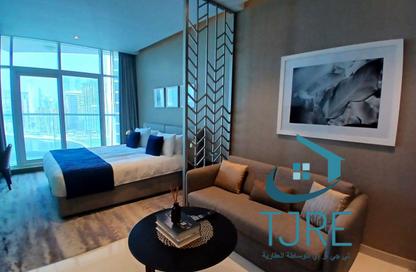 Apartment - Studio - 1 for rent in Damac Maison Prive B - Damac Maison Prive - Business Bay - Dubai