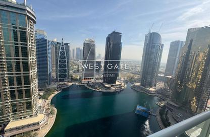 Apartment - Studio - 1 Bathroom for rent in Lake Terrace - JLT Cluster D - Jumeirah Lake Towers - Dubai