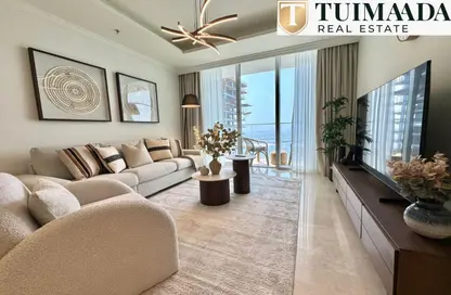 Apartment - 1 Bedroom - 1 Bathroom for rent in Palace Beach Residence Tower 2 - Palace Beach Residence - EMAAR Beachfront - Dubai Harbour - Dubai