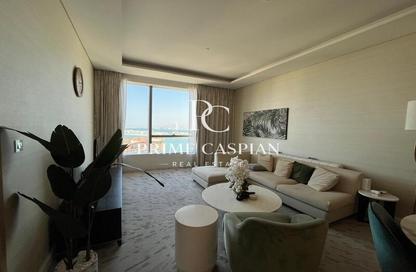 Apartment - 1 - 1 for rent in The Palm Tower - Palm Jumeirah - Dubai