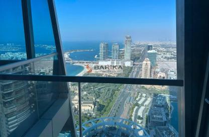 Apartment - 3 - 3 for rent in Ocean Heights - Dubai Marina - Dubai