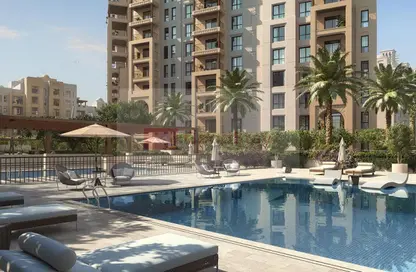 Apartment - 2 Bedrooms - 2 Bathrooms for rent in Al Jazi 2 - Madinat Jumeirah Living - Umm Suqeim - Dubai