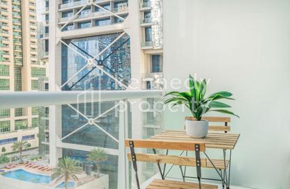 Apartment - Studio - 1 for rent in Lake Terrace - JLT Cluster D - Jumeirah Lake Towers - Dubai